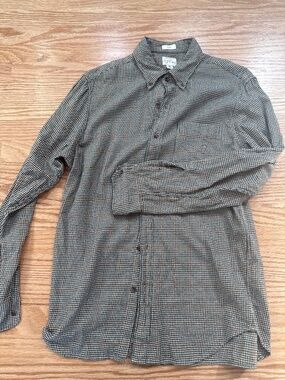 Brushed twill button down j.crew